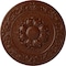 Ekena Millwork Sydney Ceiling Medallion (Fits Canopies up to 5 3/4"), 27 3/4"OD x 2"P, Burnished Mahogany Crackle CM27SYBMC - alternate 1